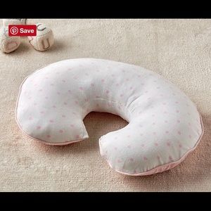 Pottery Barn Kids Boppy and Pink Polka Dot Cover